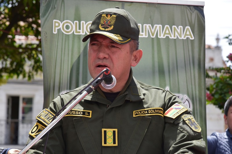 Comandante policial Russo asegura que acatará la decisión del presidente Paz sobre su permanencia o remoción