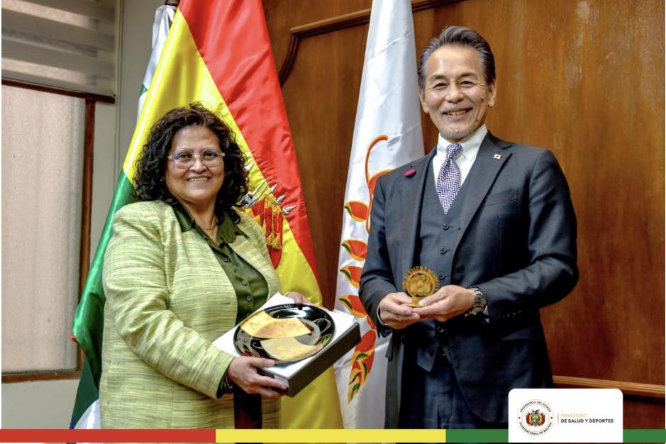 Bolivia y Japón perfilan cooperación para equipamiento de hospitales y construcción de centros de salud