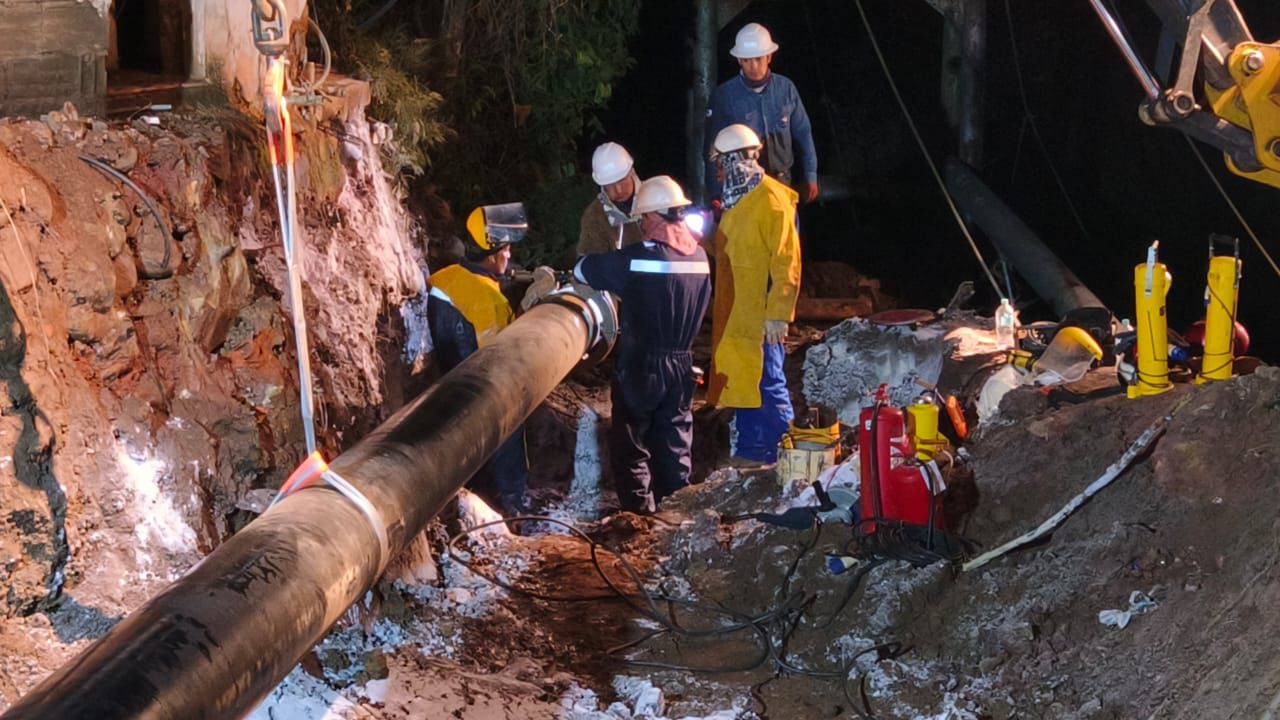 YPFB Transporte concluye la reparación del oleoducto Oleoducto Santa Cruz-Samaipata