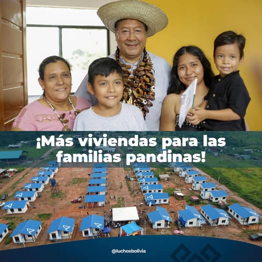 Presidente habrá entregado 4.485 viviendas en Pando hasta el final de su gestión