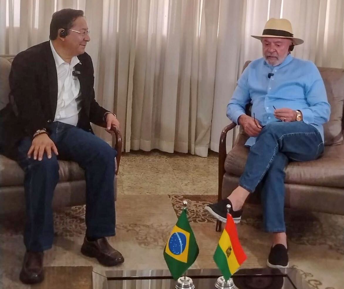 Presidente Arce destaca rol de Bolivia en la COP30 y refuerza lazos estratégicos con Brasil tras reunión con Lula da Silva