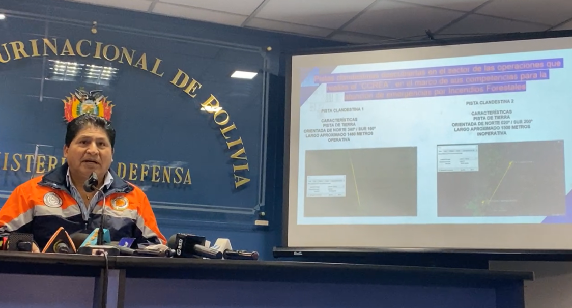 Patrullajes aéreos identifican pistas clandestinas en dos áreas protegidas de Santa Cruz