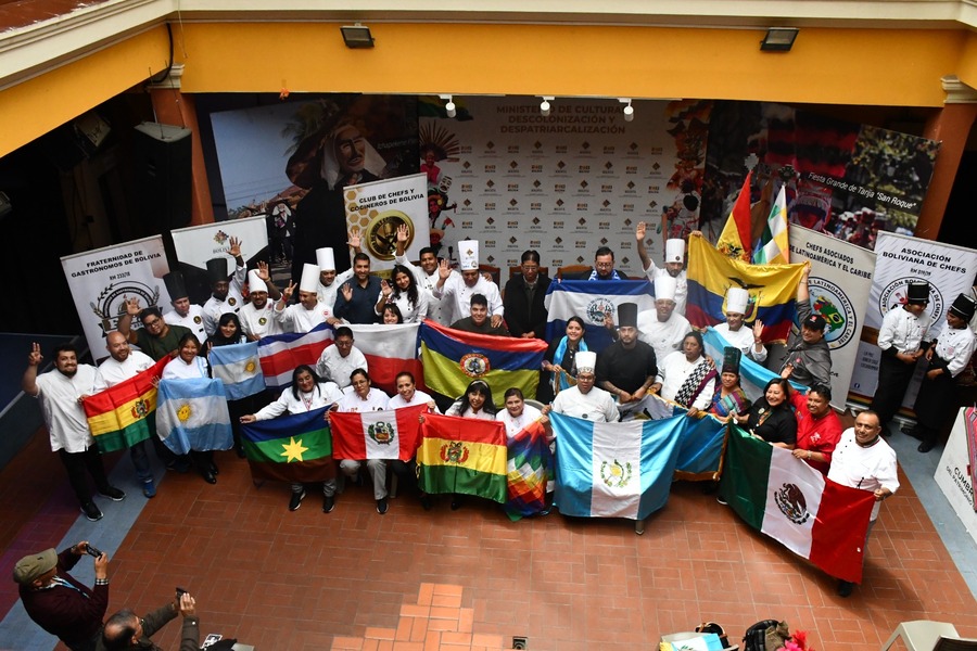 Chefs de 10 países participan del “Cocinarte Bolivia” en La Paz