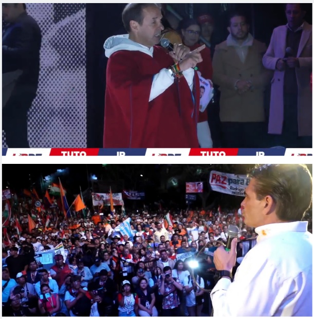 PDC y Libre cierran campaña e inicia el silencio electoral rumbo al balotaje en Bolivia