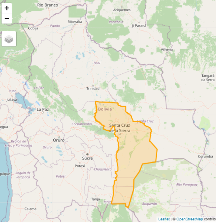 Senamhi lanza alerta por vientos de hasta 90 kilómetros por hora en Santa Cruz, Tarija y Chuquisaca