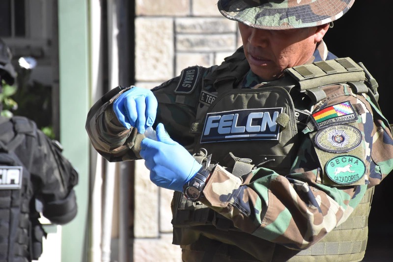 FELCN incauta más de media tonelada de droga en Santa Cruz, con una afectación económica de $us 1,2 millones 