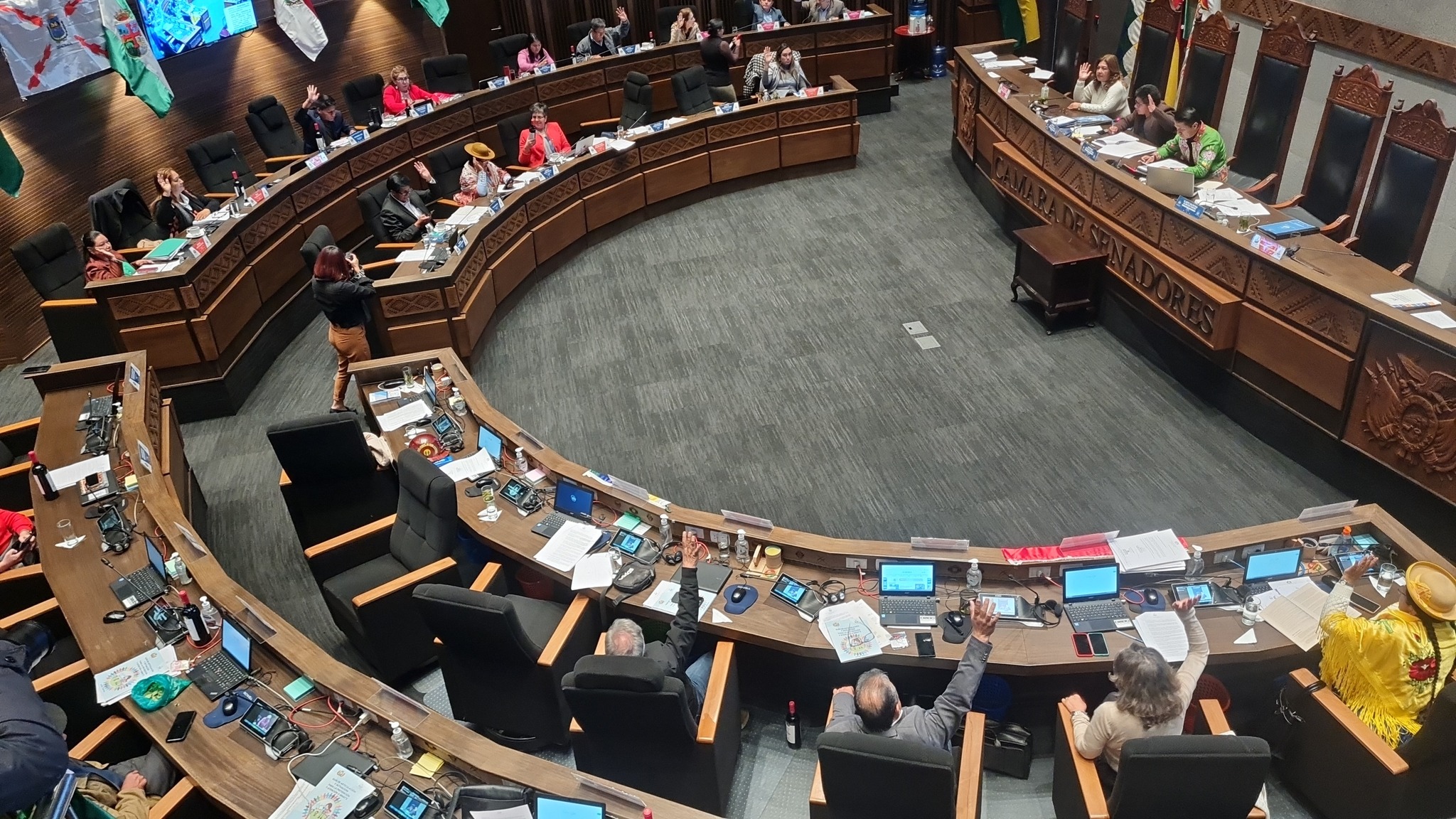 Los senadores electos elegirán a su directiva mediante voto secreto y por mayoría absoluta