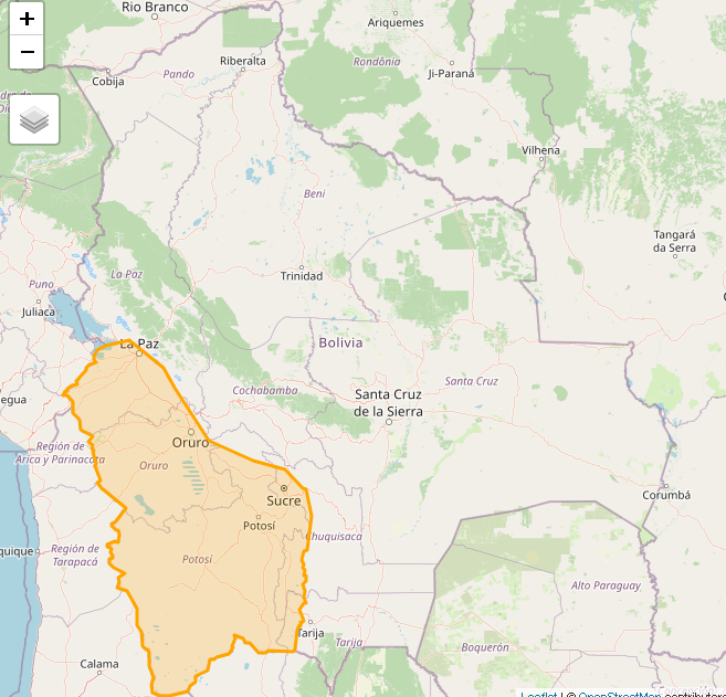 Activan alerta Naranja por vientos fuertes en cinco departamentos del país