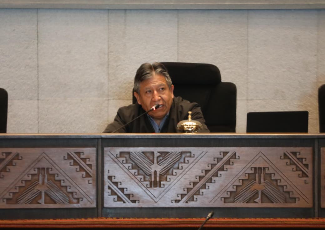 Choquehuanca llama a construir una Bolivia digna y productiva al cerrar la gestión legislativa 2020-2025