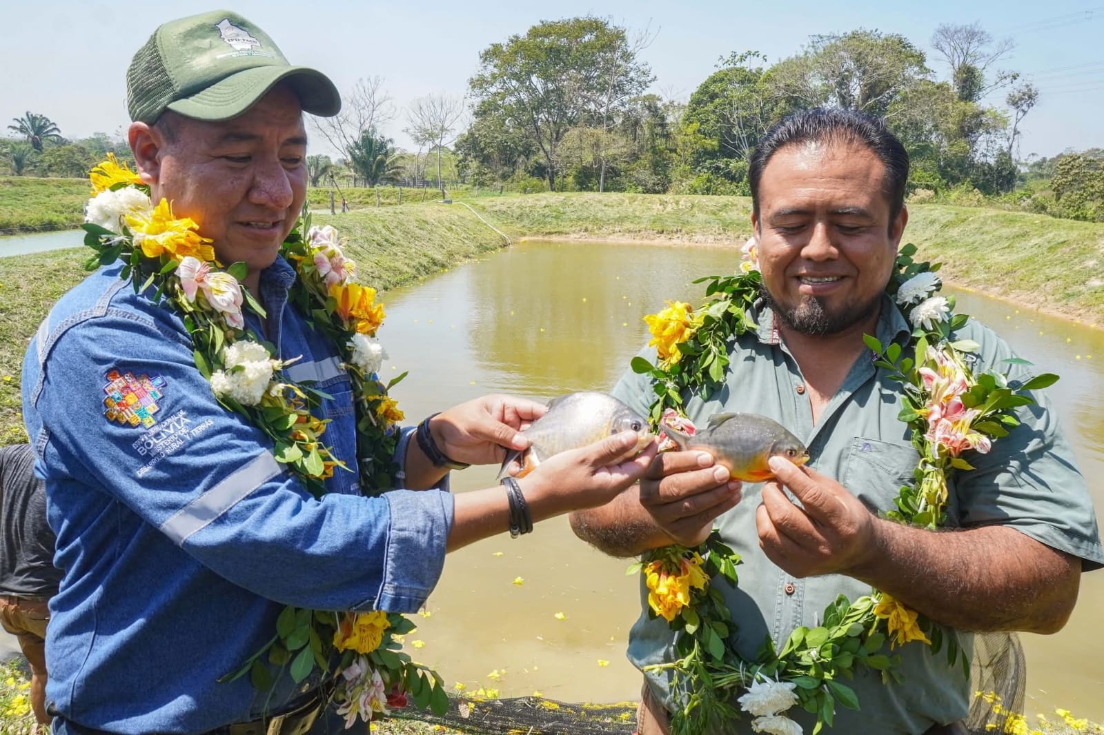 El municipio de San Carlos fortalece su producción piscícola con la entrega de 46 modernas pozas