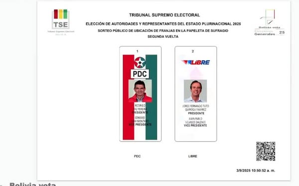 TSE inicia impresión de papeletas y prepara sorteo de jurados para la segunda vuelta presidencial