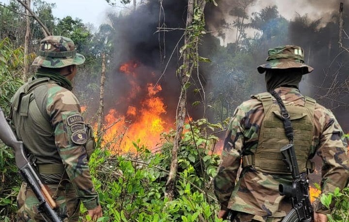 El 90% de las fábricas de droga intervenidas están en el Trópico de Cochabamba