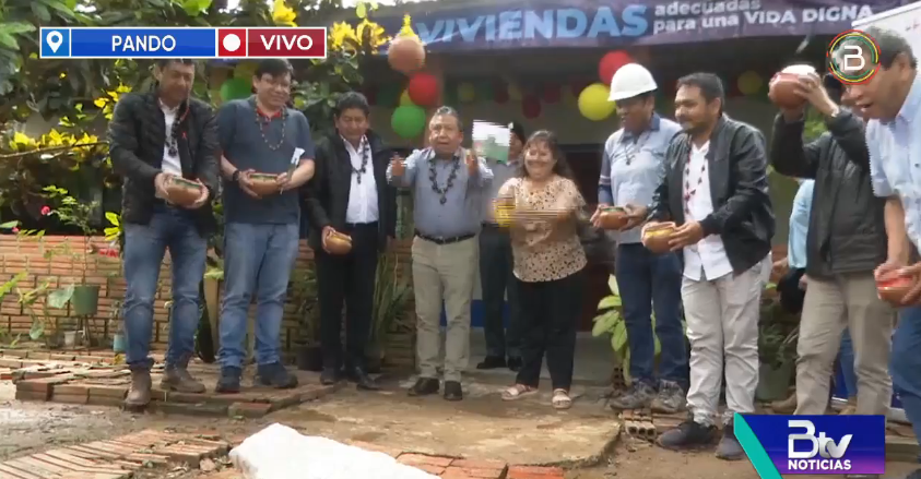 En Cobijan entregan 59 viviendas sociales con una inversión de más de Bs 2 millones