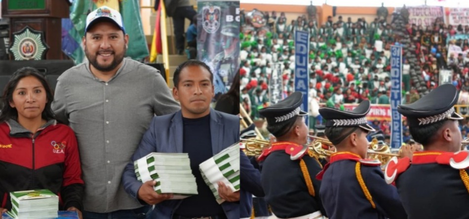 Más de 3.000 estudiantes participan en jornada de prevención contra las drogas en El Alto