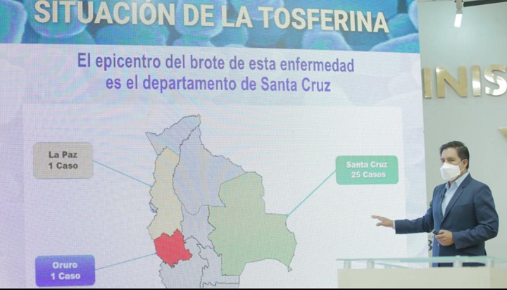 Salud insta a los padres de familia hacer vacunar a sus niños contra la tosferina o coqueluche