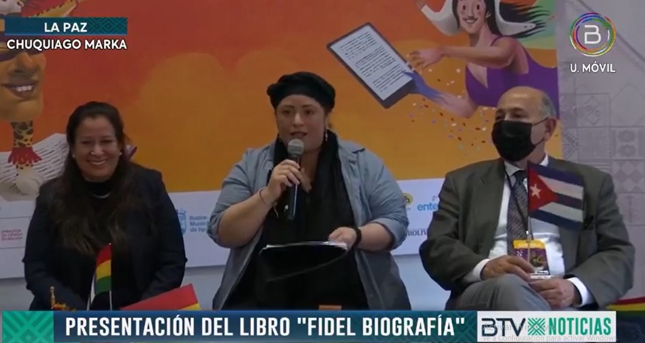 FIL: Prada participa en la presentación del libro “Fidel – Biografía”, en honor al natalicio del líder cubano