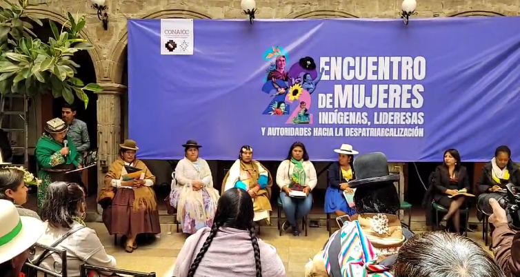 Mujeres indígenas reflexionarán sobre despatriarcalización, política y violencia
