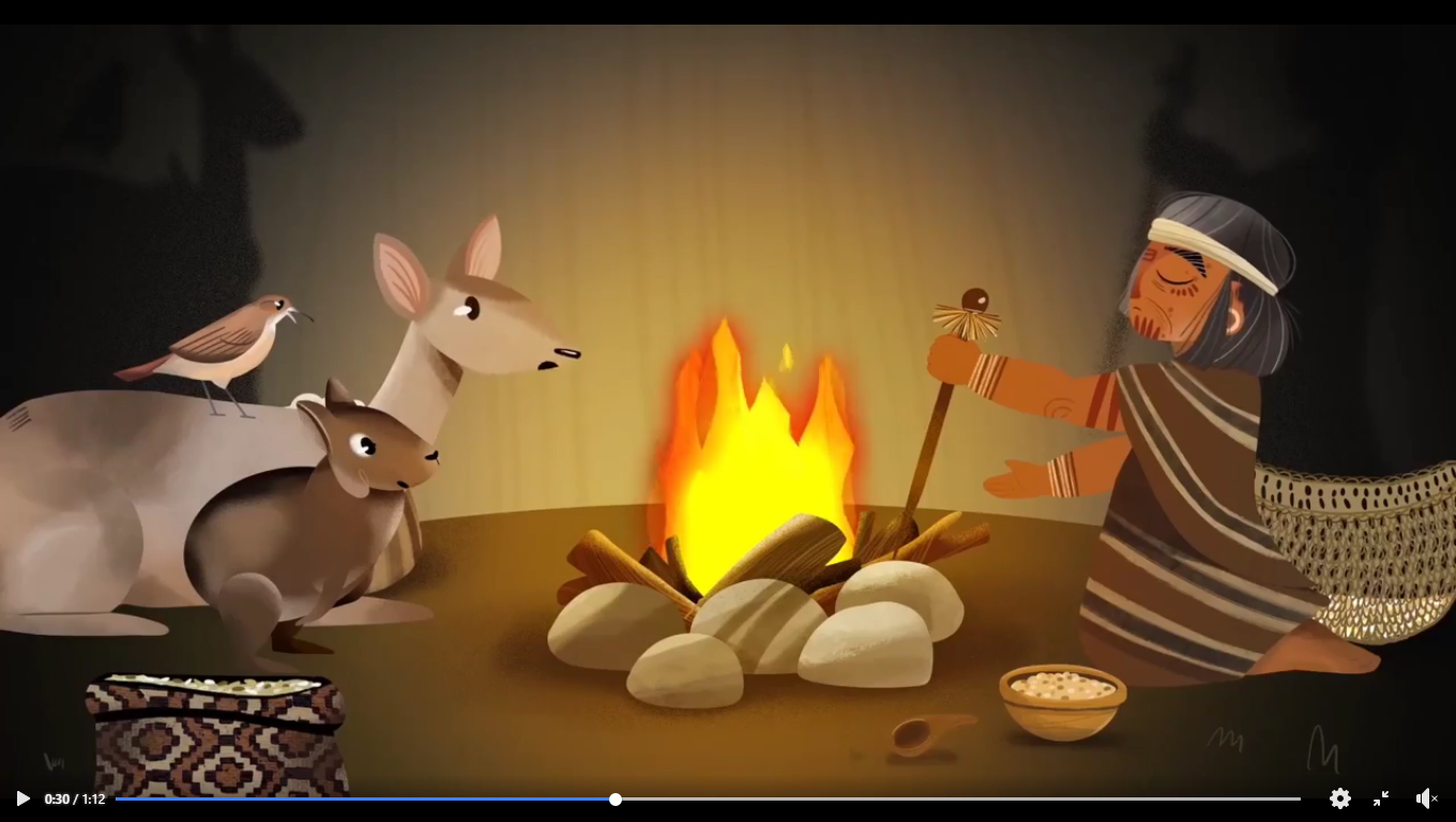 Musef estrena cuatro animaciones de las leyendas de la papa, el maíz, la yuca y una historia Weenhayek