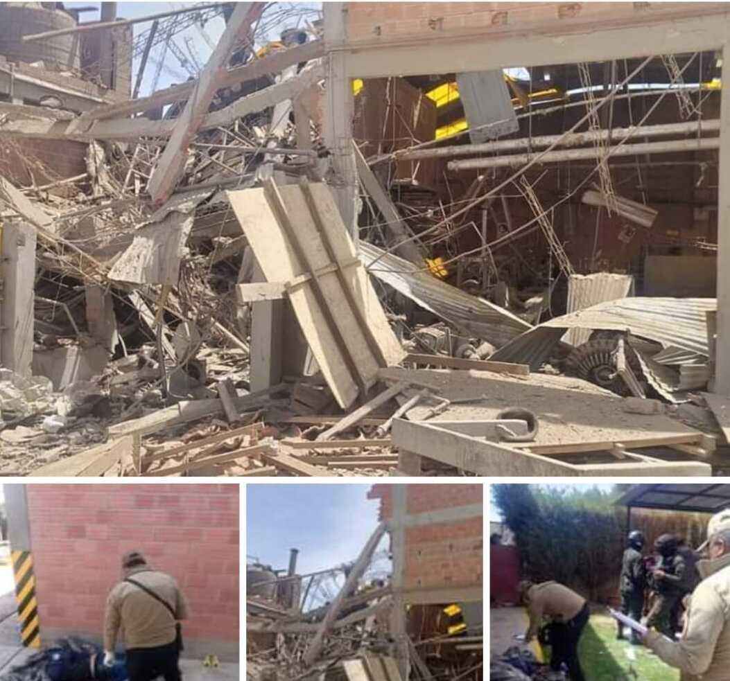 Explosión deja u muerto y heridos en una factoría en Viacha