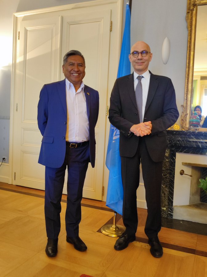 Mayta se reunió con el alto comisionado de la ONU para los Derechos Humanos