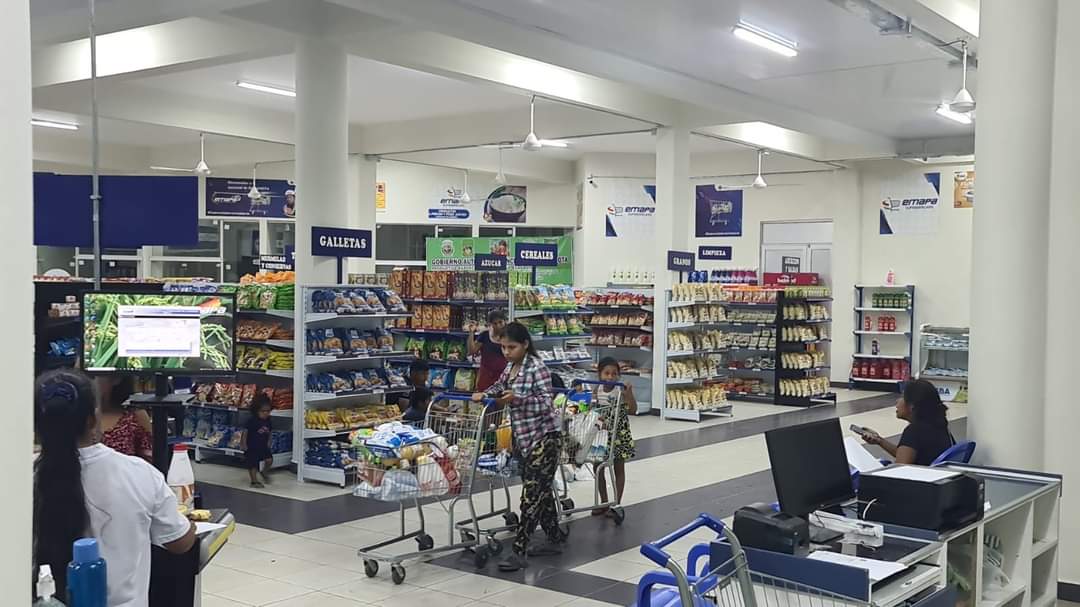 Emapa inaugura nuevo supermercado con productos a precio justo en Shinahota