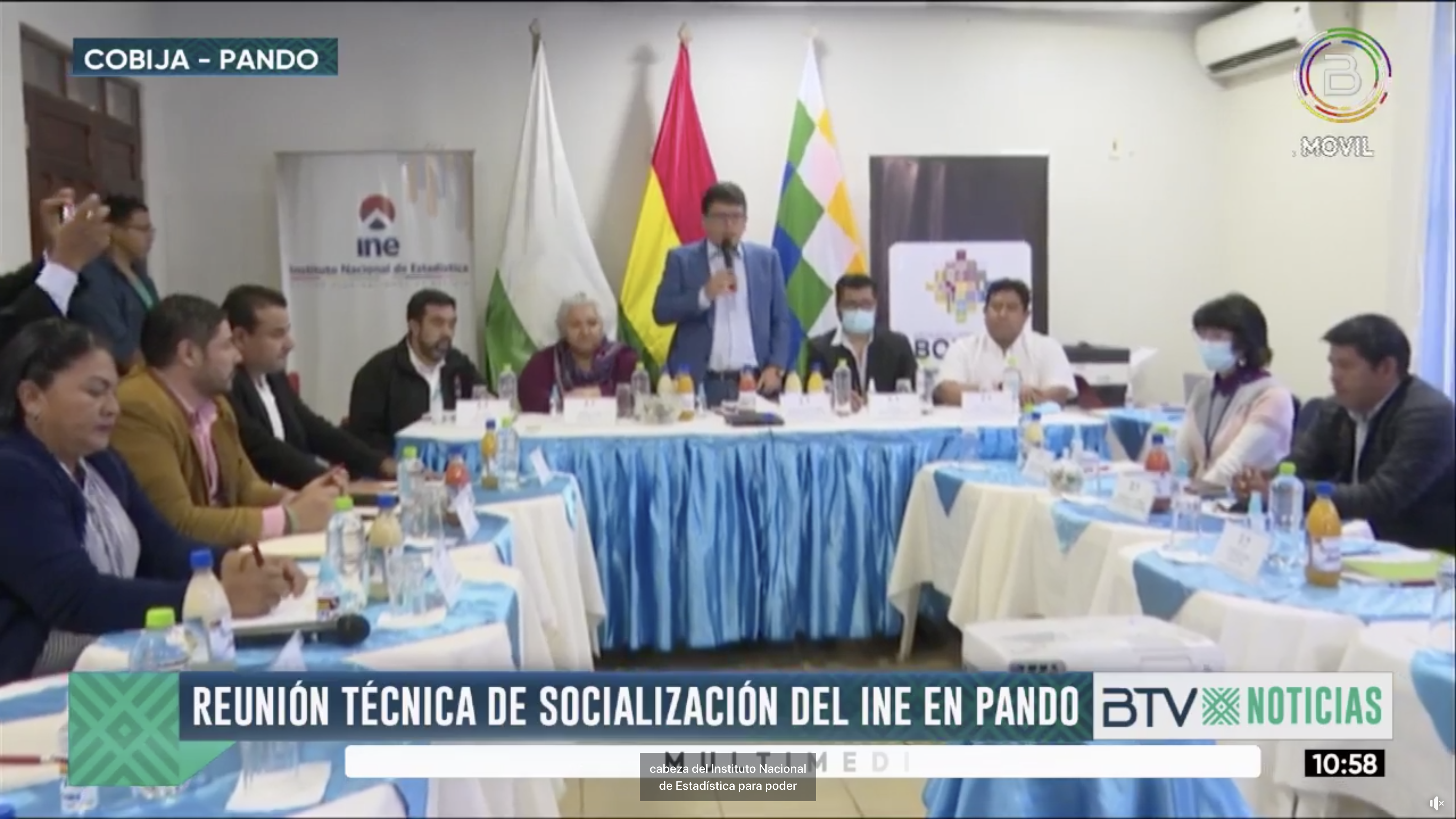 Comisión Técnica del INE instala en Cobija la séptima reunión de socialización del Censo