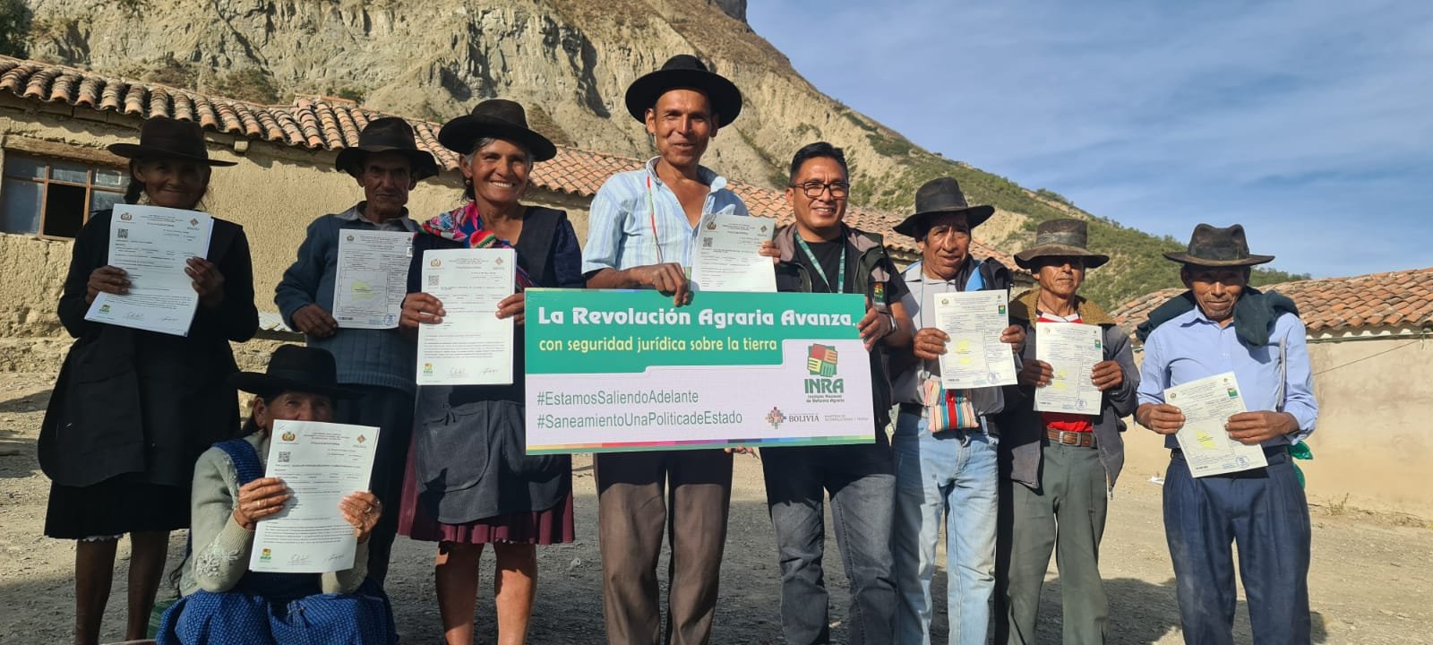 Gobierno prevé entregar 150.000 títulos ejecutoriales este año