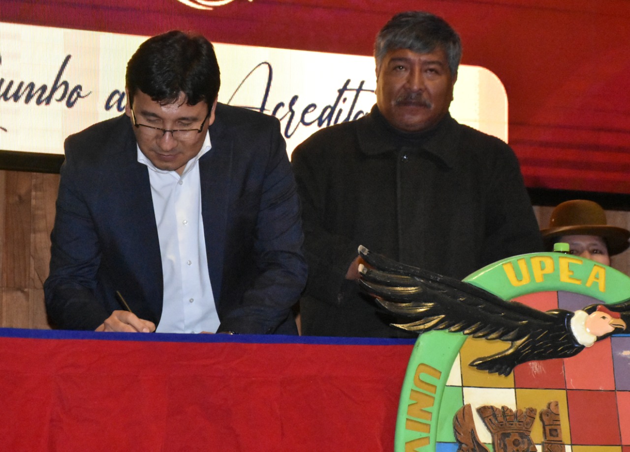 Estudiantes de la UPEA realizarán pasantías en entidades del sector energético