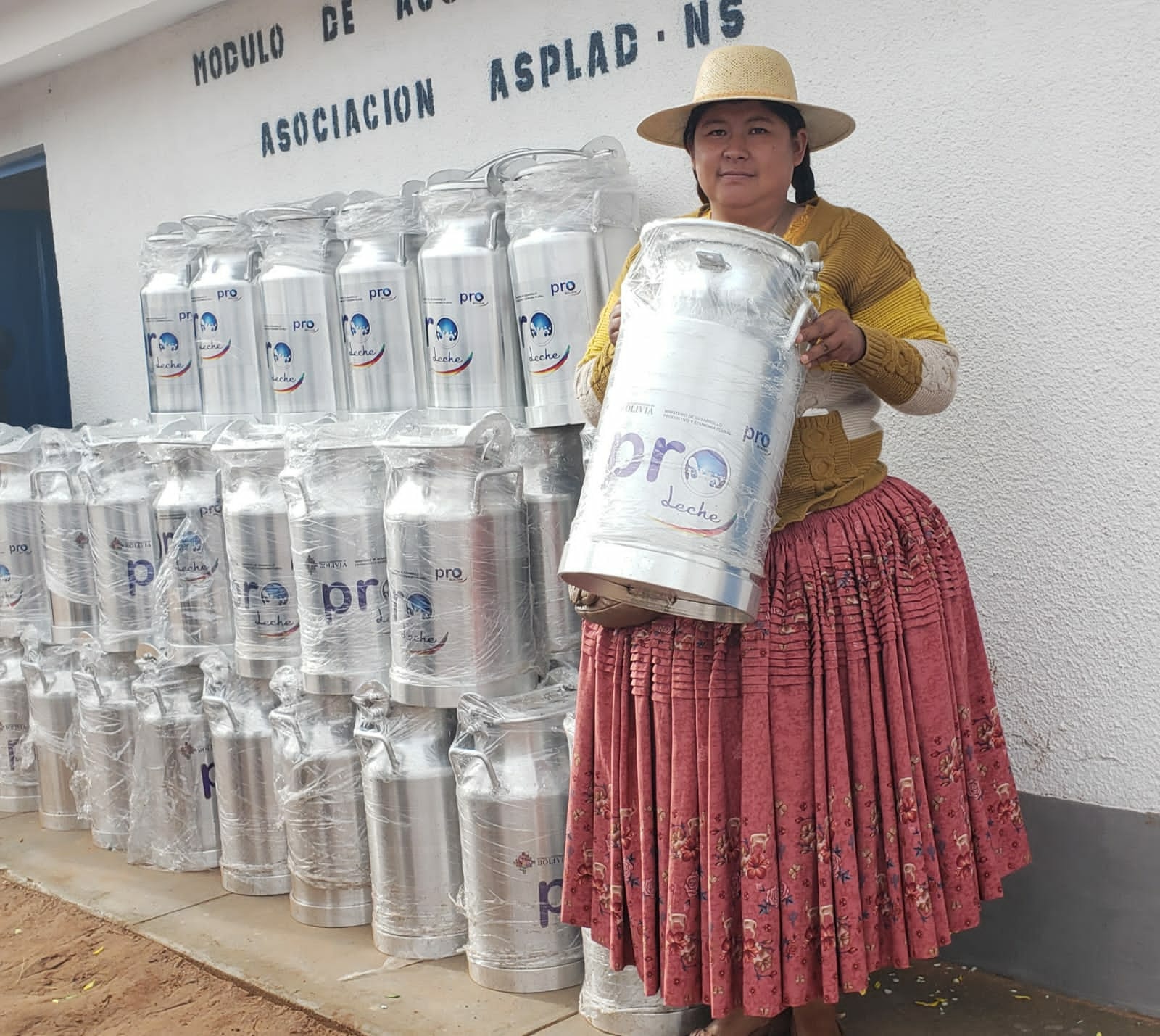 Módulo de acopio fortalece producción de leche en la provincia Gualberto Villarroel