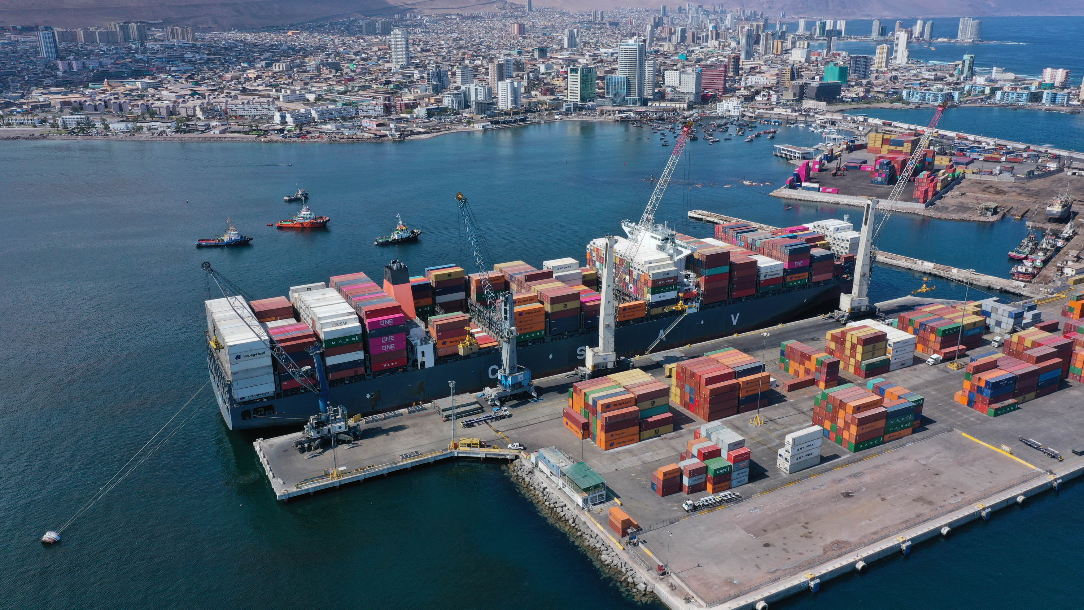 Al menos 742.000 toneladas de carga boliviana se movieron por puerto de Iquique