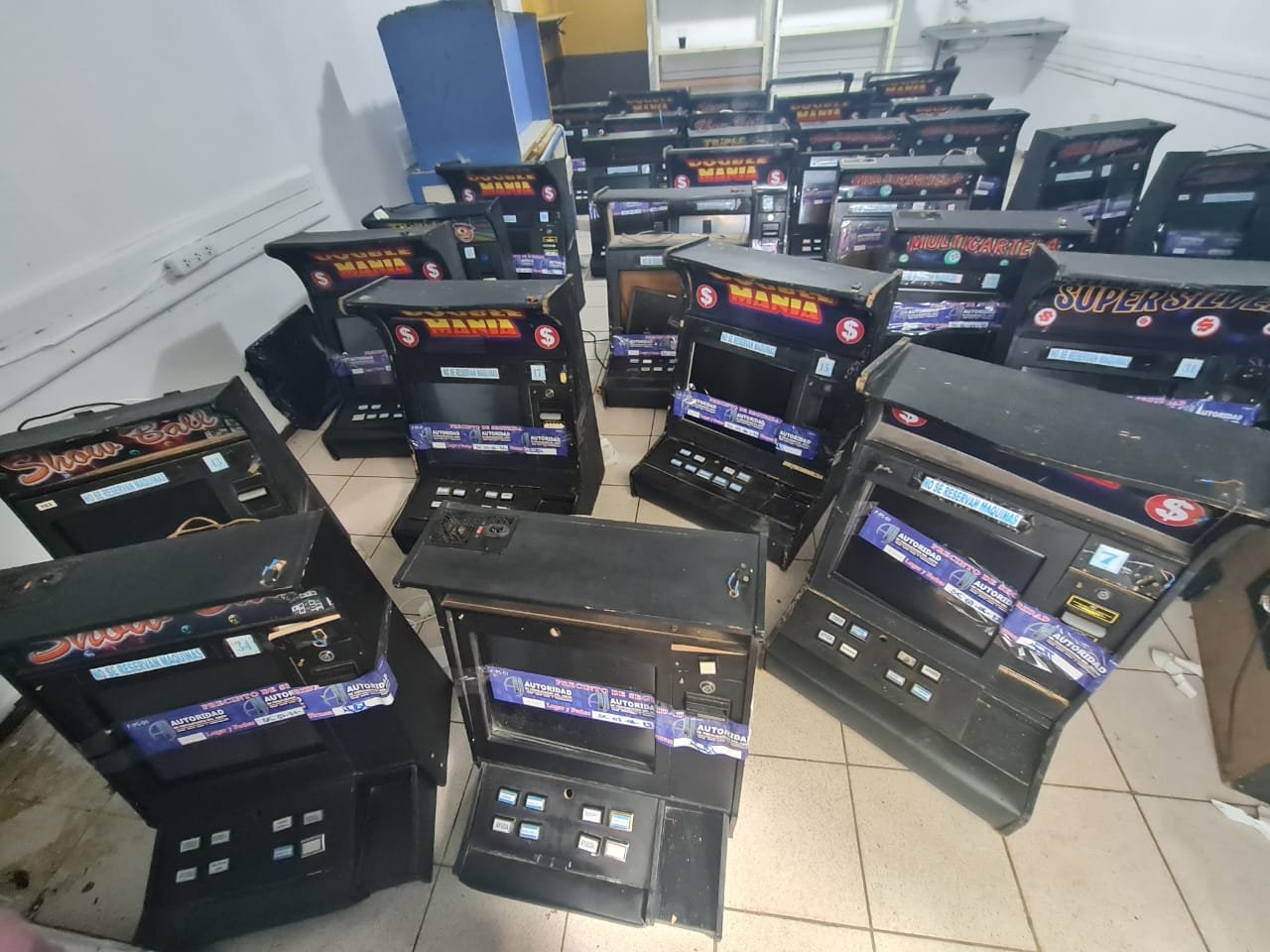 AJ incauta 42 máquinas ilegales de juego en Santa Cruz