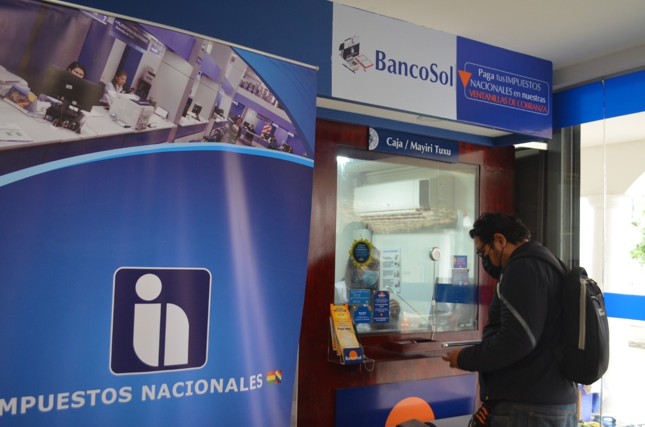 Impuestos habilita ventanilla de cobranza de BancoSol en la Gerencia Distrital Santa Cruz I 