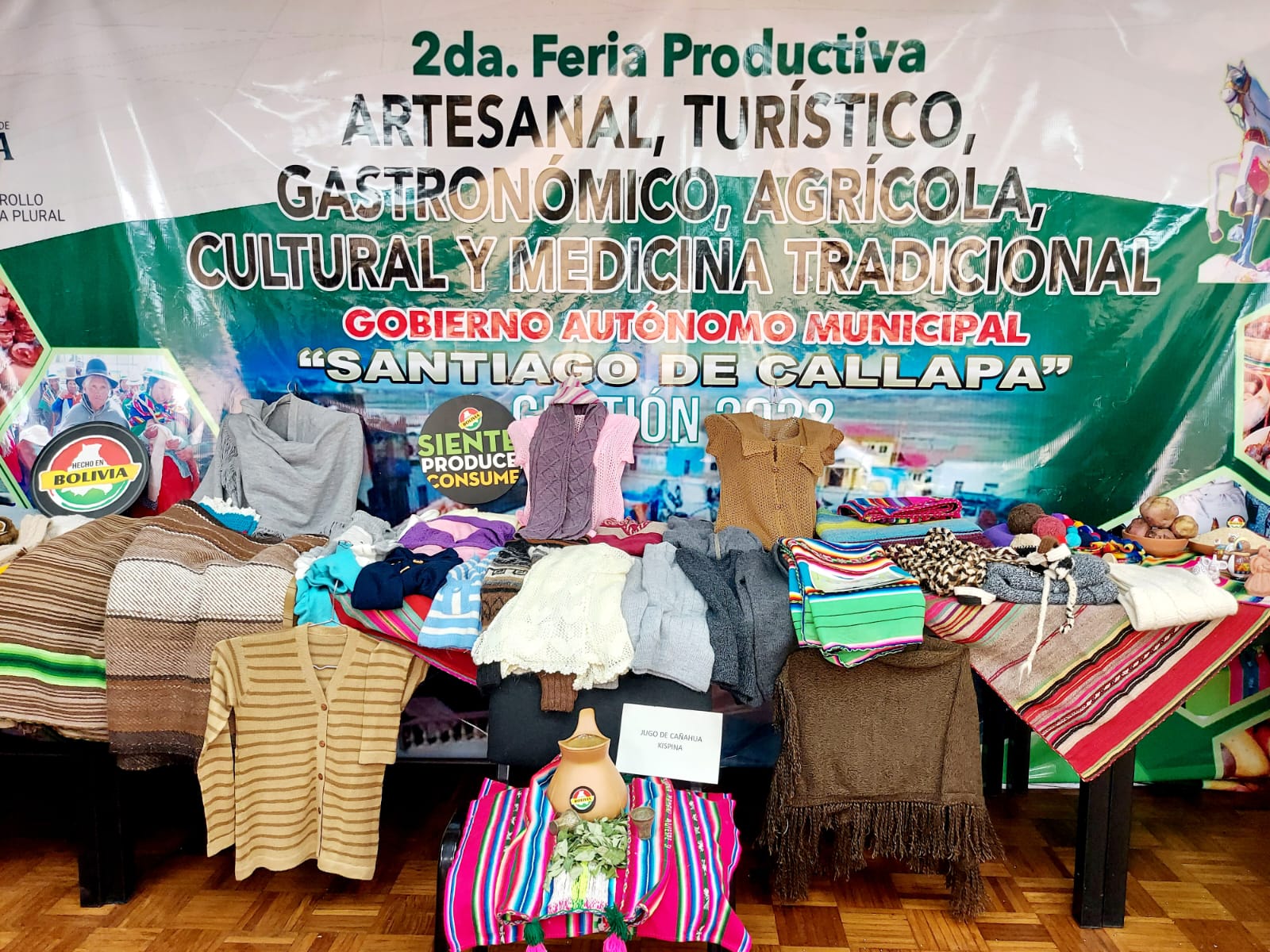 Santiago de Callapa ofertará en feria su potencial agrario con el sello “Hecho en Bolivia”