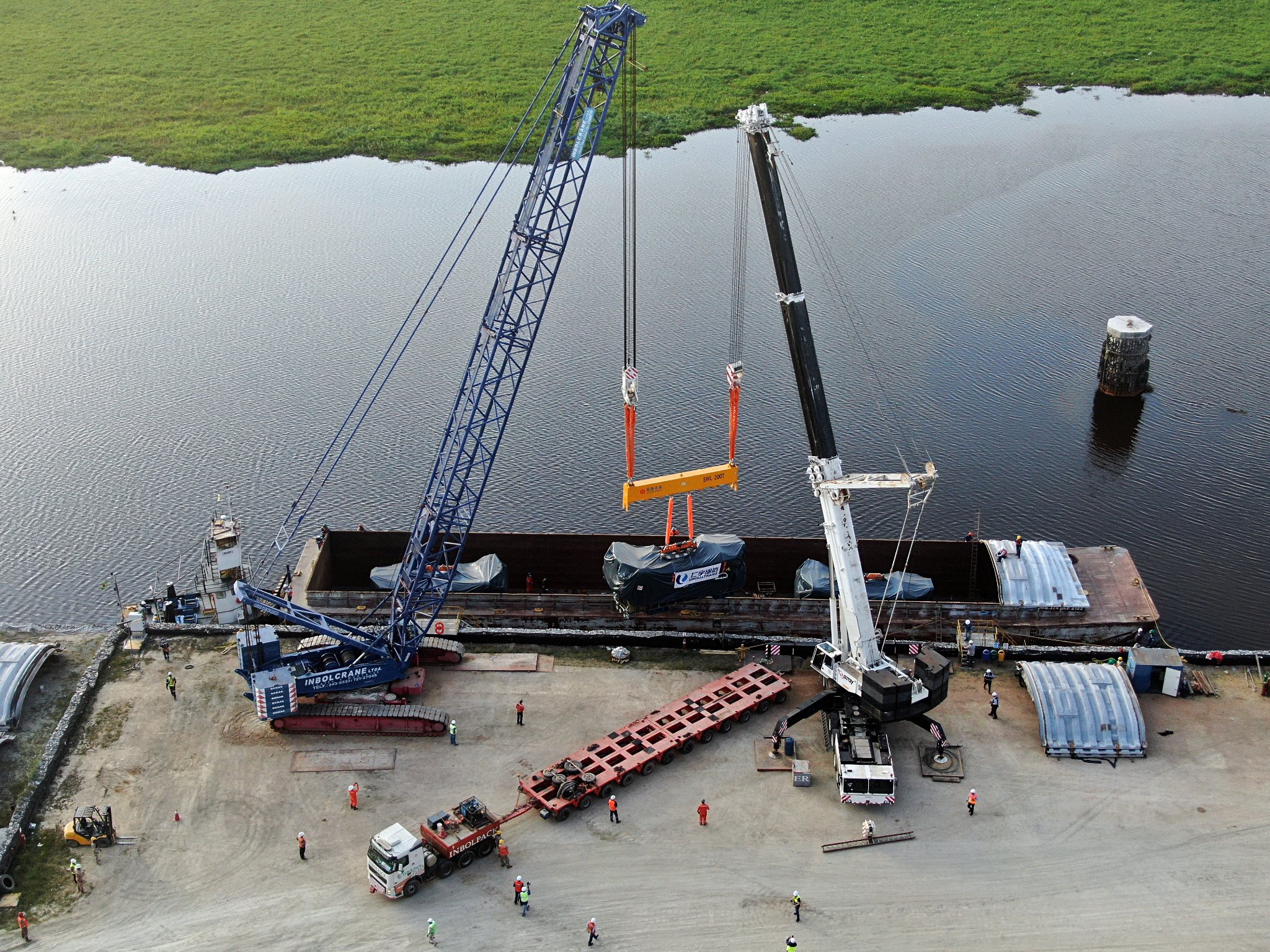 Alta tecnología europea y asiática se instala en la Planta Siderúrgica del Mutún