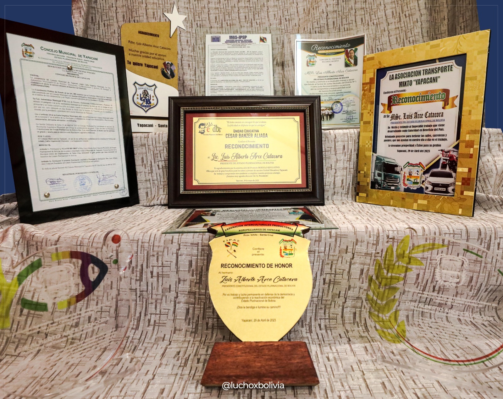 Arce agradece el cariño y respaldo de Yapacaní, tierra revolucionaria y bastión del Proceso de Cambio 