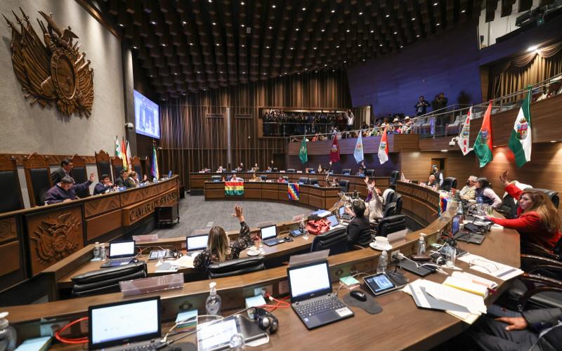 Senado aprobó dos proyectos viales por $us 139 millones financiados por la CAF para Oruro