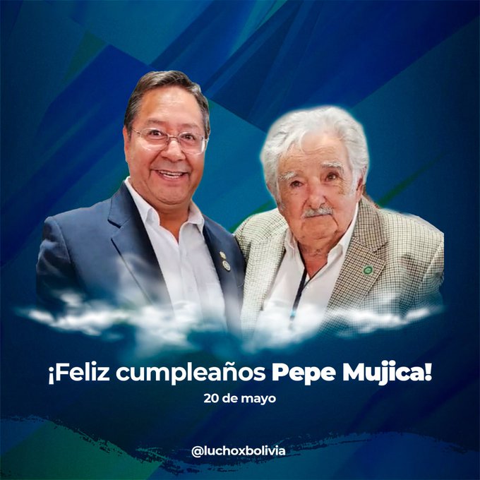 Presidente felicita a José Mujica en su cumpleaños