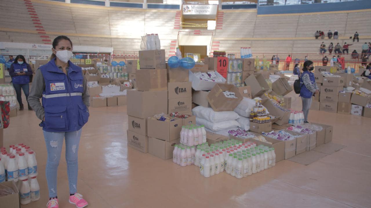 Gobierno entrega alimentos del subsidio prenatal a municipios y hogares de acogida de Chuquisaca