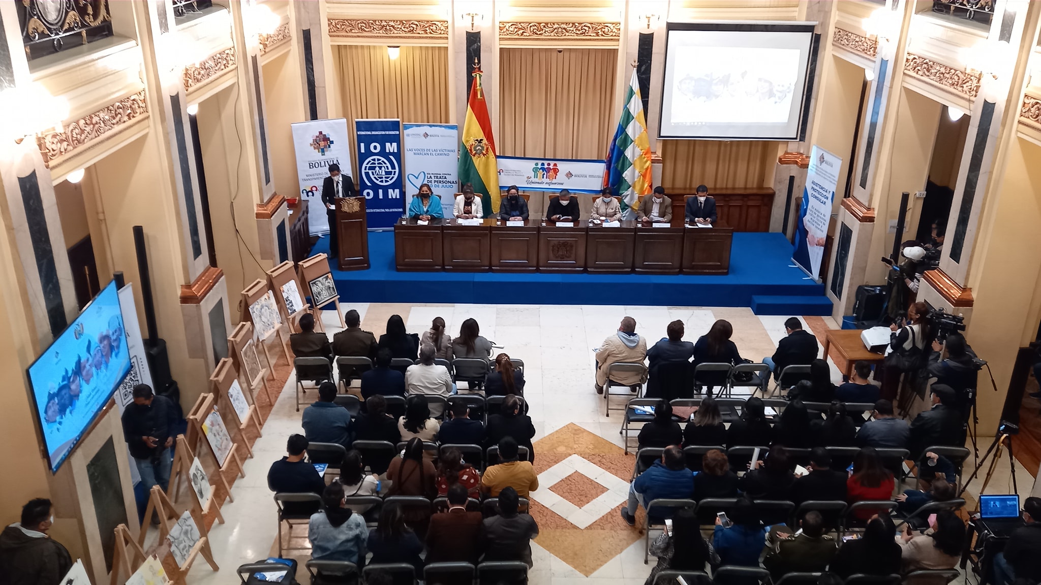 Presidente Arce anuncia cruzada de estrategias integrales contra la trata de personas