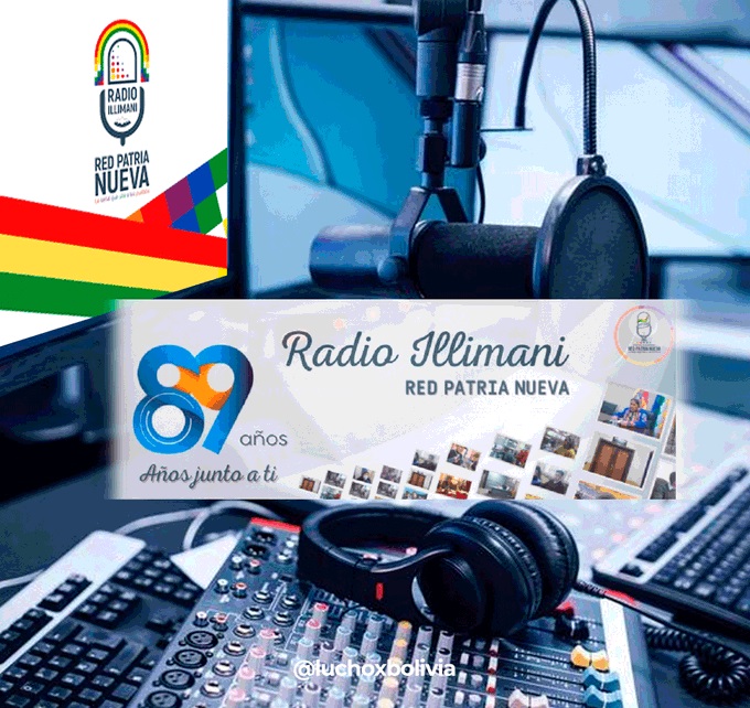 Presidente saluda 89 años de Radio Illimani y pide que los medios estén al lado del pueblo