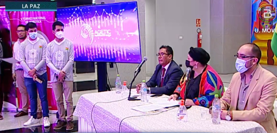 Gobierno presenta convocatoria para el V Torneo Nacional de Robótica “First Global Bolivia”