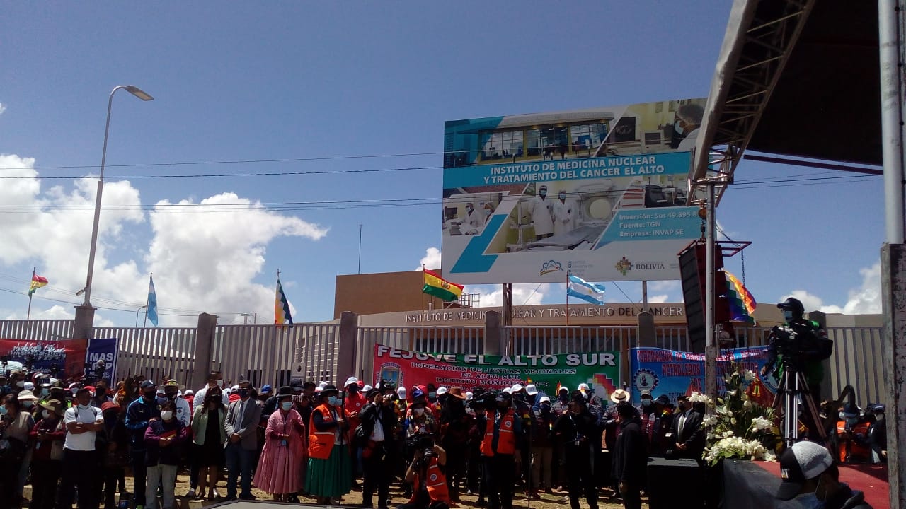 Gobierno inaugura el primer Centro de Medicina Nuclear y Radioterapia en El Alto (amplia)