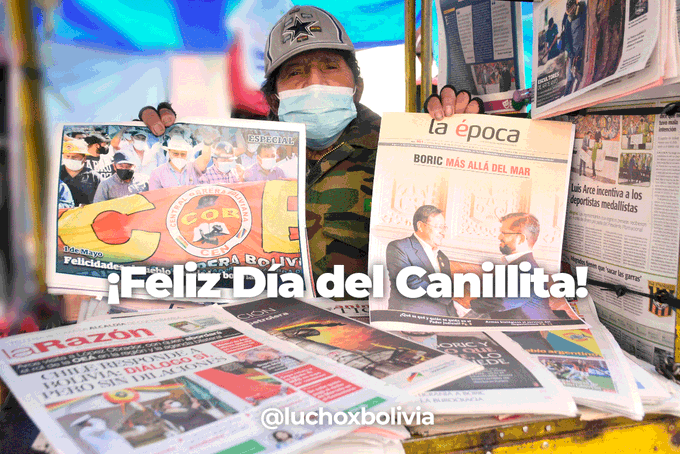 Presidente felicita a los canillitas en su día, quienes intermedian en la venta de periódicos desde 1825