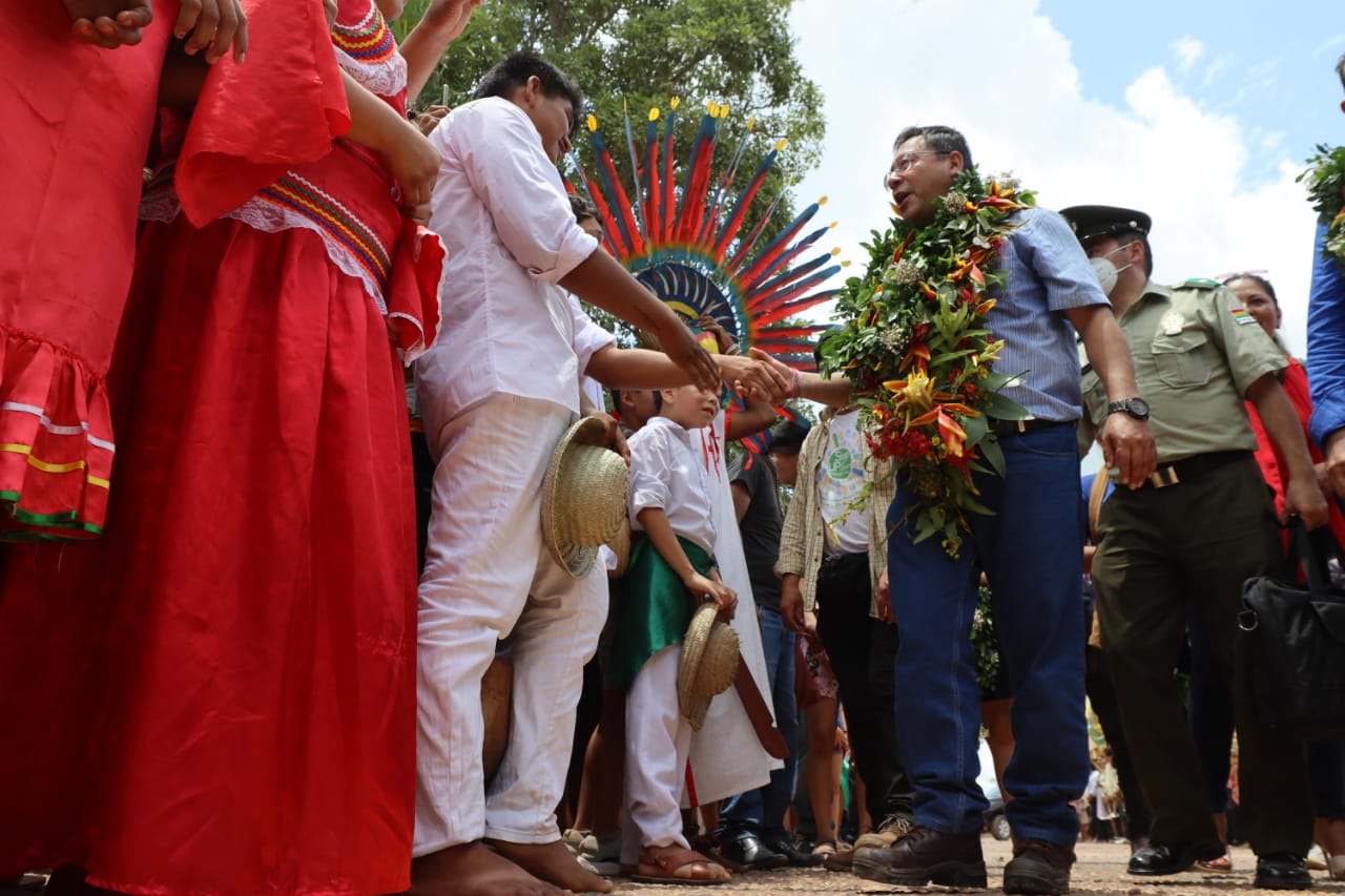 Presidente inaugura el edificio Municipal de Santa Rosa de Yacuma con una inversión de Bs 3,2 millones