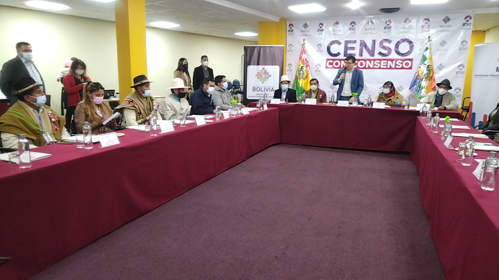 INE inicia la socialización del Censo con autoridades indígenas, originarios campesinos