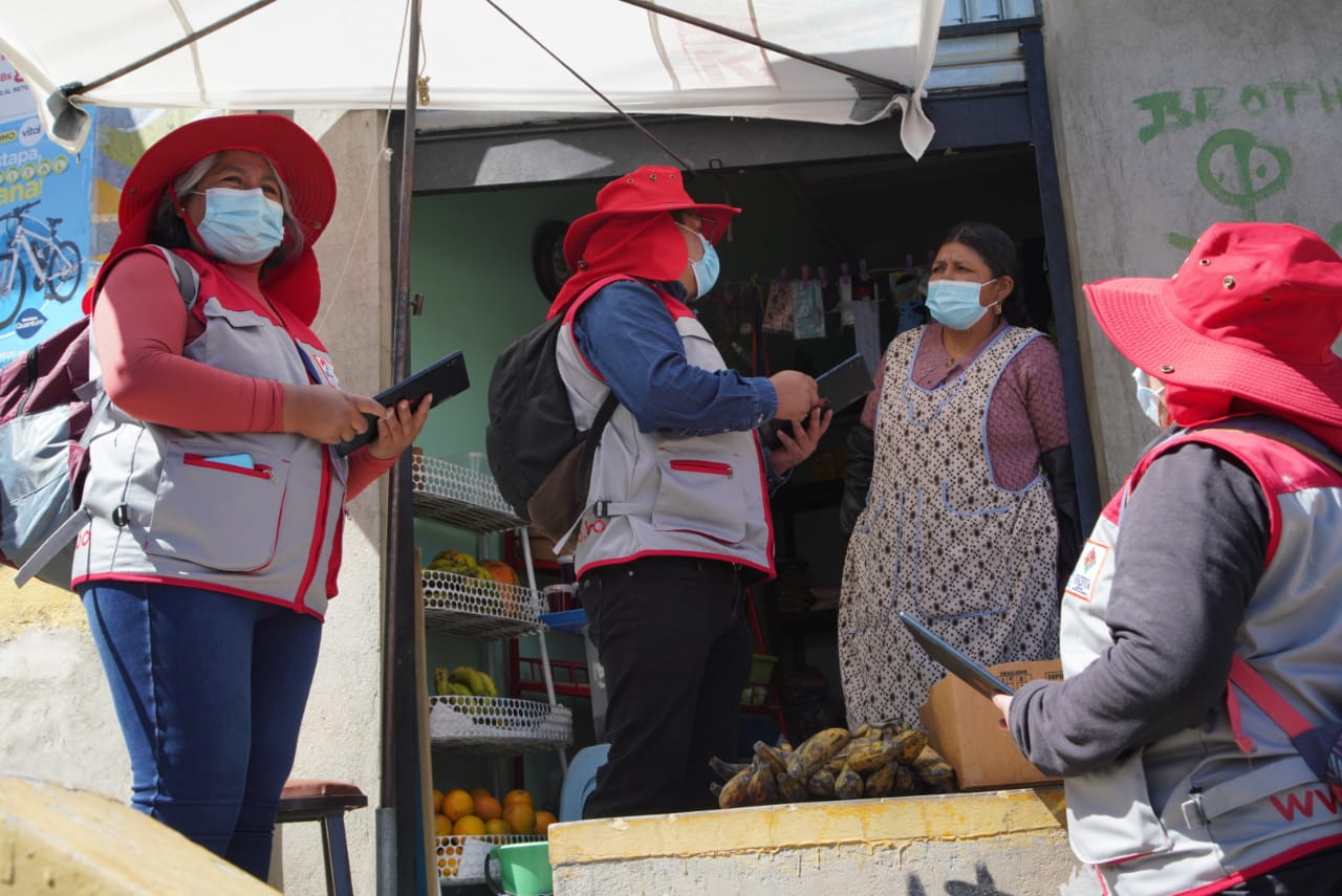 Censo: INE avanza en la actualización cartográfica en La Paz y El Alto con 34 brigadas