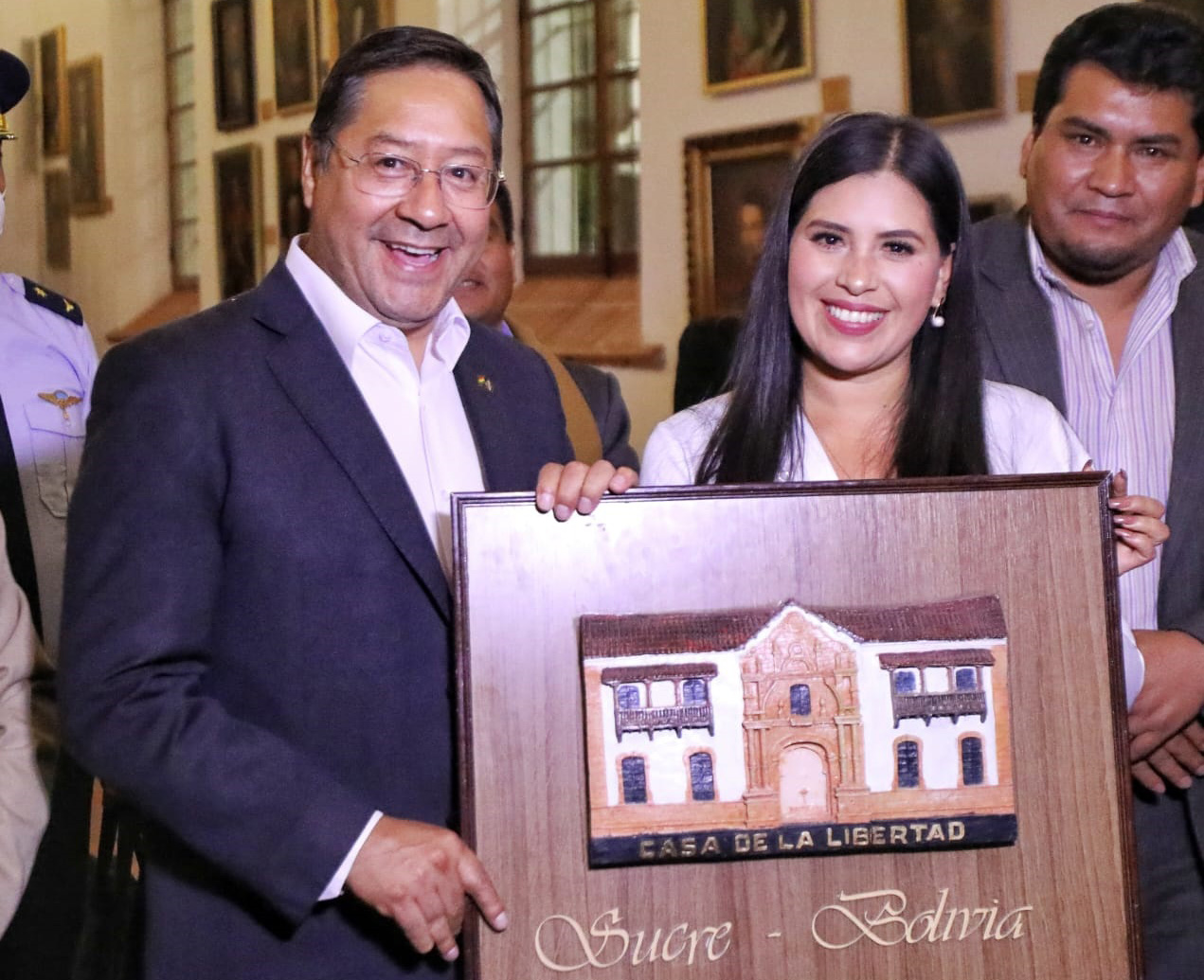 Arce inaugura ampliación de la Casa de la Libertad y destaca su simbolismo de unidad de Bolivia