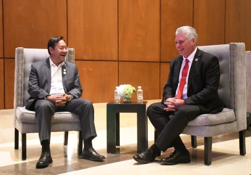 Presidente Arce felicita a Miguel Díaz-Canel por su cumpleaños