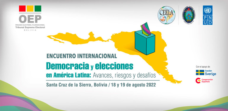 Bolivia albergará encuentro sobre avances, riesgos y desafíos de la democracia y las elecciones en la región