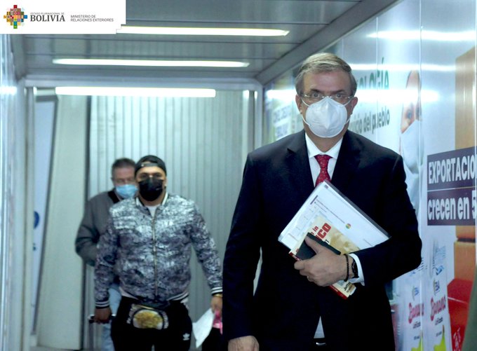 Canciller de México afirma que Bolivia simboliza la dignidad latinoamericana
